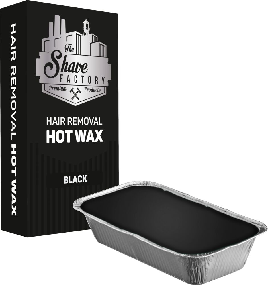 Schwarzes Hot Wax in Schale