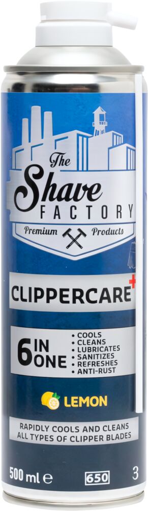 The Shave Factory Clippercare 6-in-1 Lemon Spray 500ml