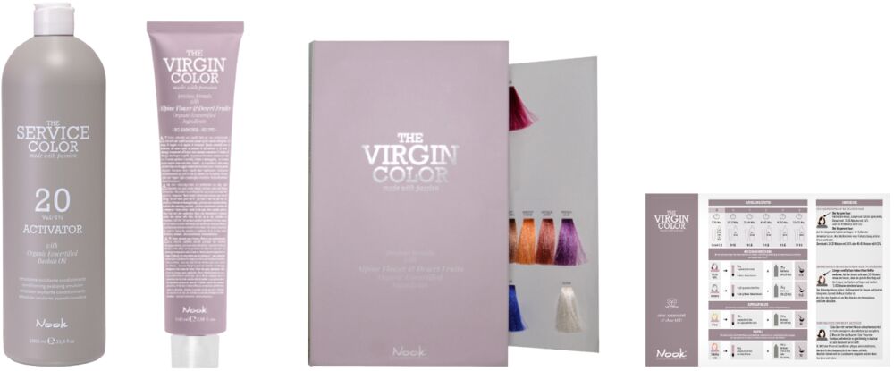 Nook "The Virgin Color" Haarfarbe ohne Ammoniak: Sets