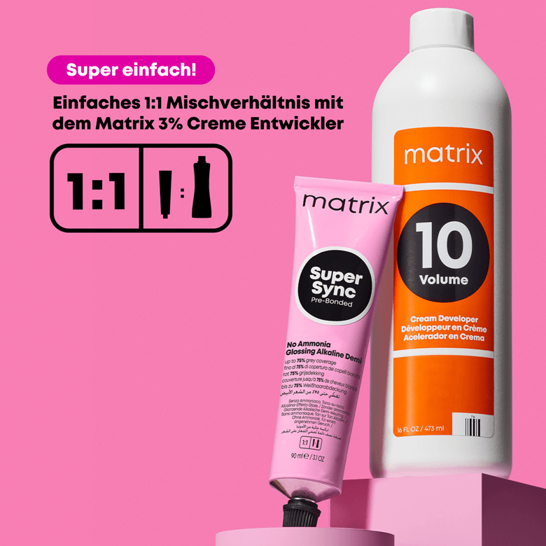 Matrix Super Sync 90 ml (Demi permanente Haarfarbe ohne Ammoniak)