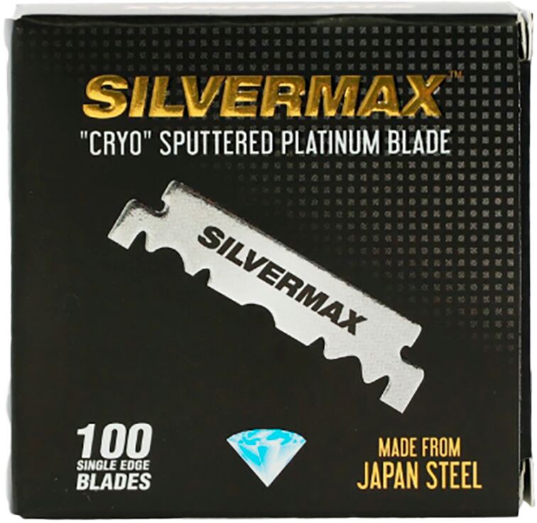 Silvermax Single Edge Rasierklingen 100 Stück (Einzelklinge)