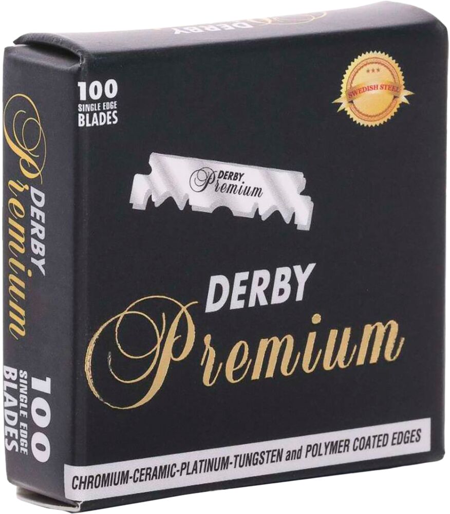 Derby PREMIUM Single Edge Rasierklingen 100 Stück (Einzelklinge)