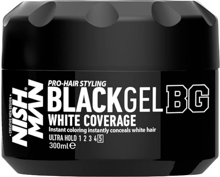 Nishman Black Gel White Coverage 300ml