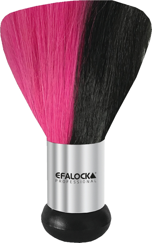 Efa Nackenpinsel 11cm schwarz/pink